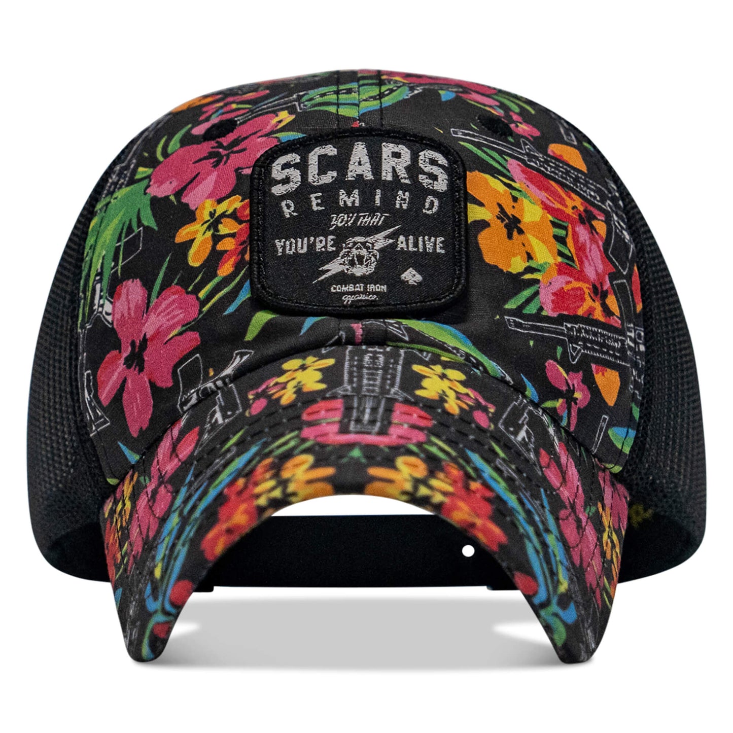 Scars Remind You You're Alive Patch Tactical Ripstop Mesh Snapback Hat
