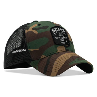Scars Patch Snapback Hat