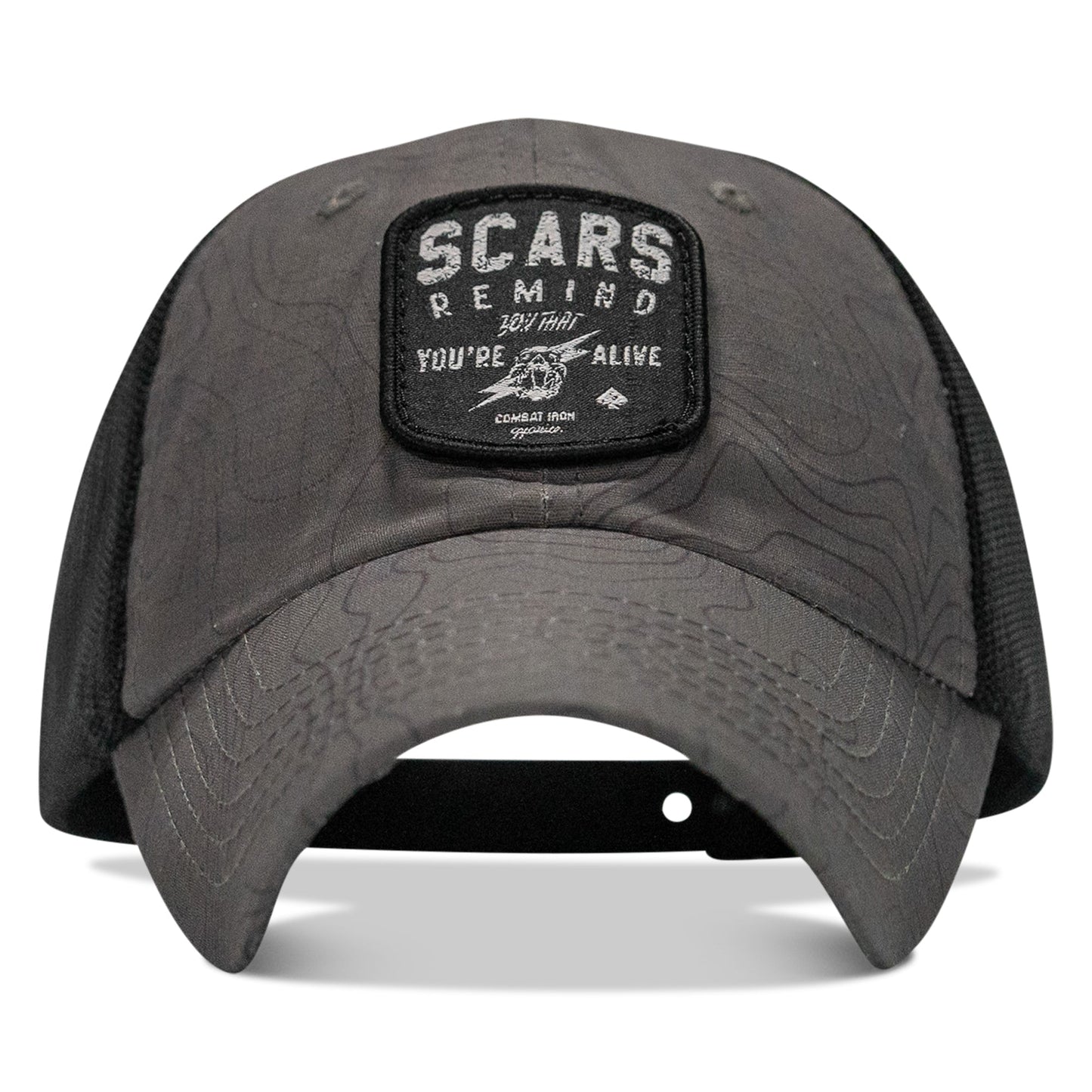 Scars Remind You You're Alive Patch Tactical Ripstop Mesh Snapback Hat