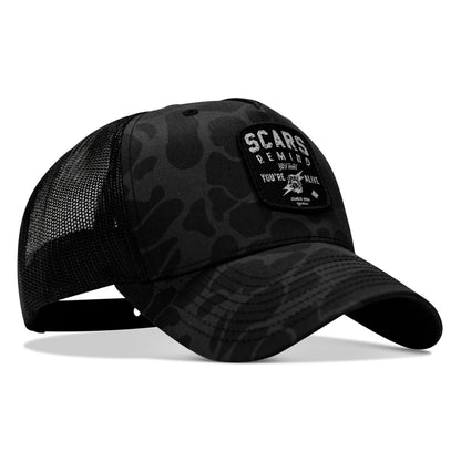 Scars Patch Snapback Hat