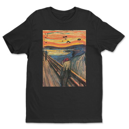 Screaming Airborne Man Athletic Shirt