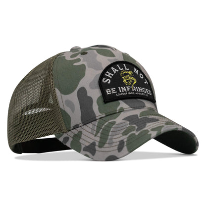 Shall Not Be Infringed Patch Snapback Hat