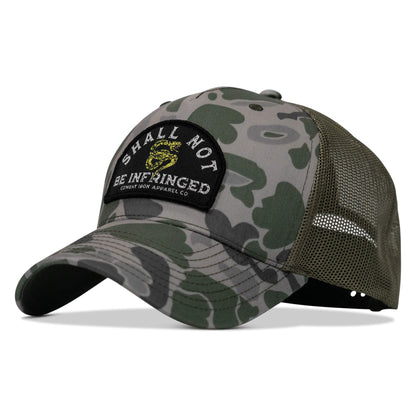 Shall Not Be Infringed Patch Snapback Hat