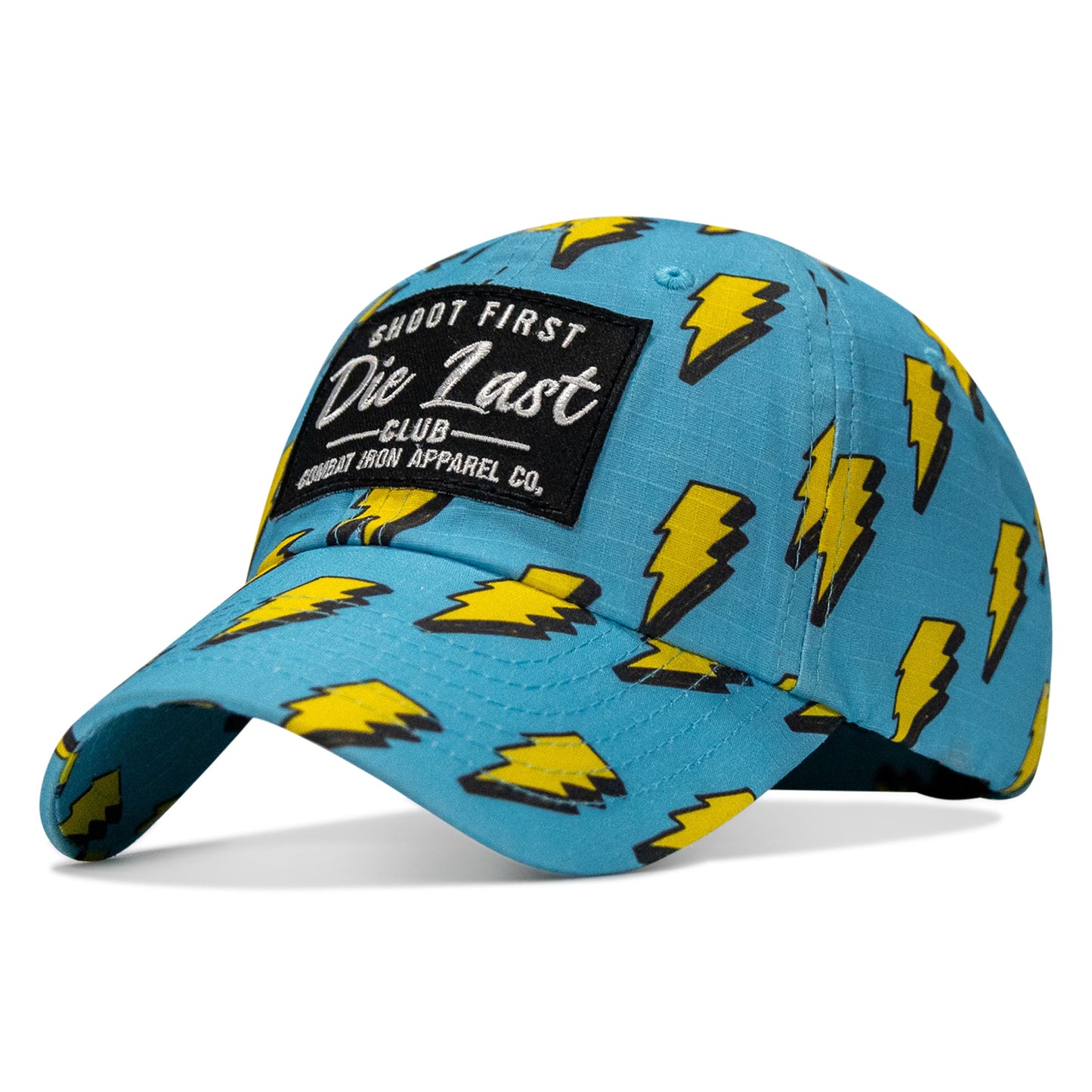 Shoot First. Die Last. Club Patch Low Profile Ripstop Flex Hat