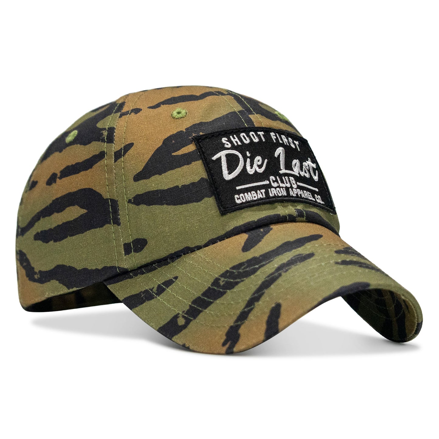 Shoot First. Die Last. Club Patch Low Profile Ripstop Flex Hat