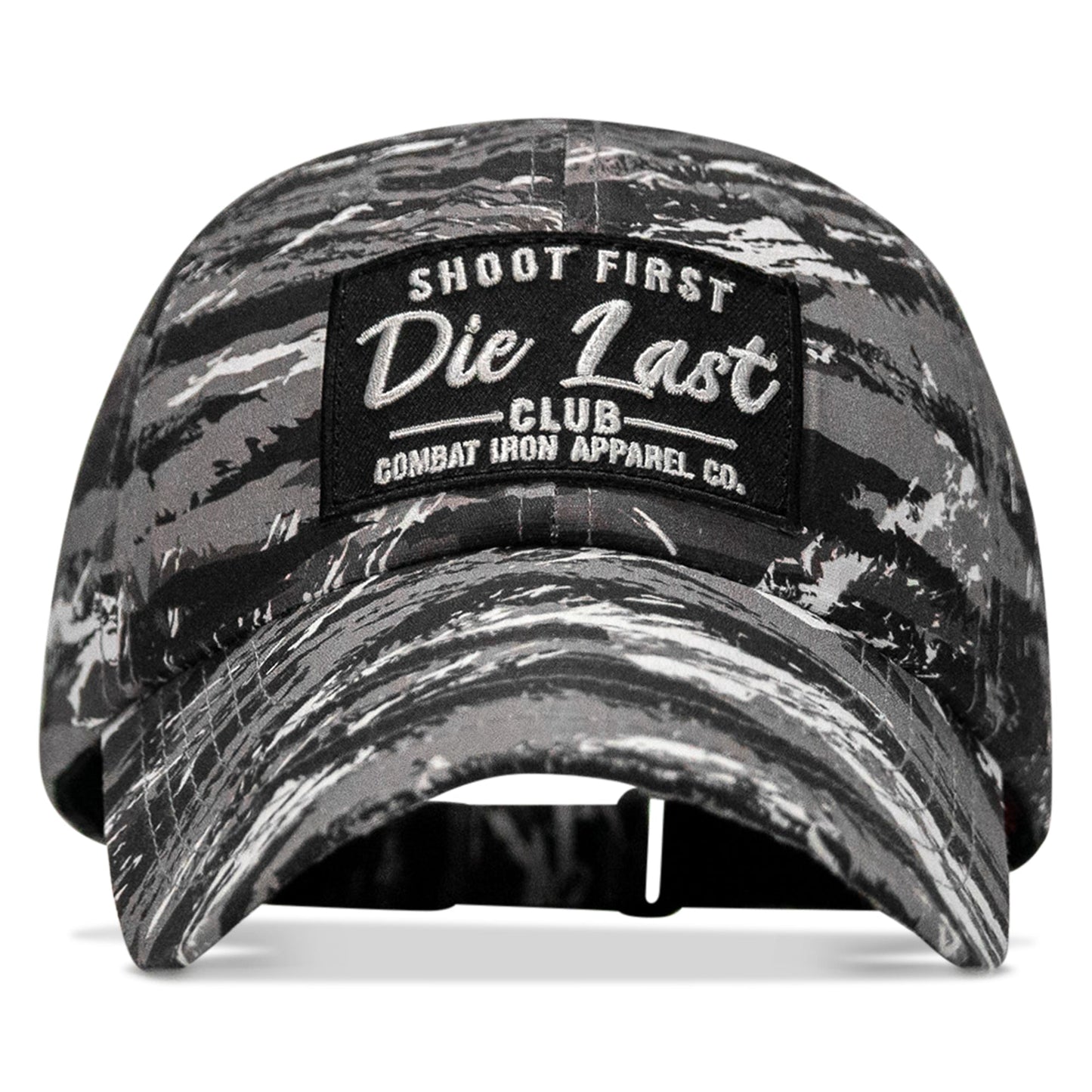 Shoot First. Die Last. Club Patch Low Profile Ripstop Flex Hat