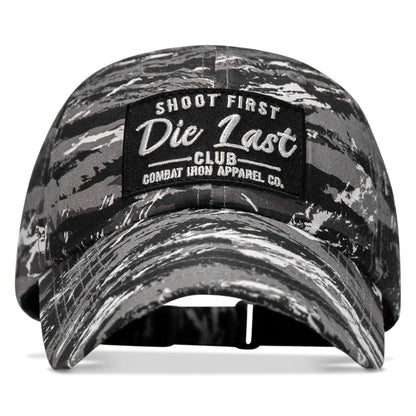 Shoot First. Die Last. Club Patch Low Profile Ripstop Flex Hat