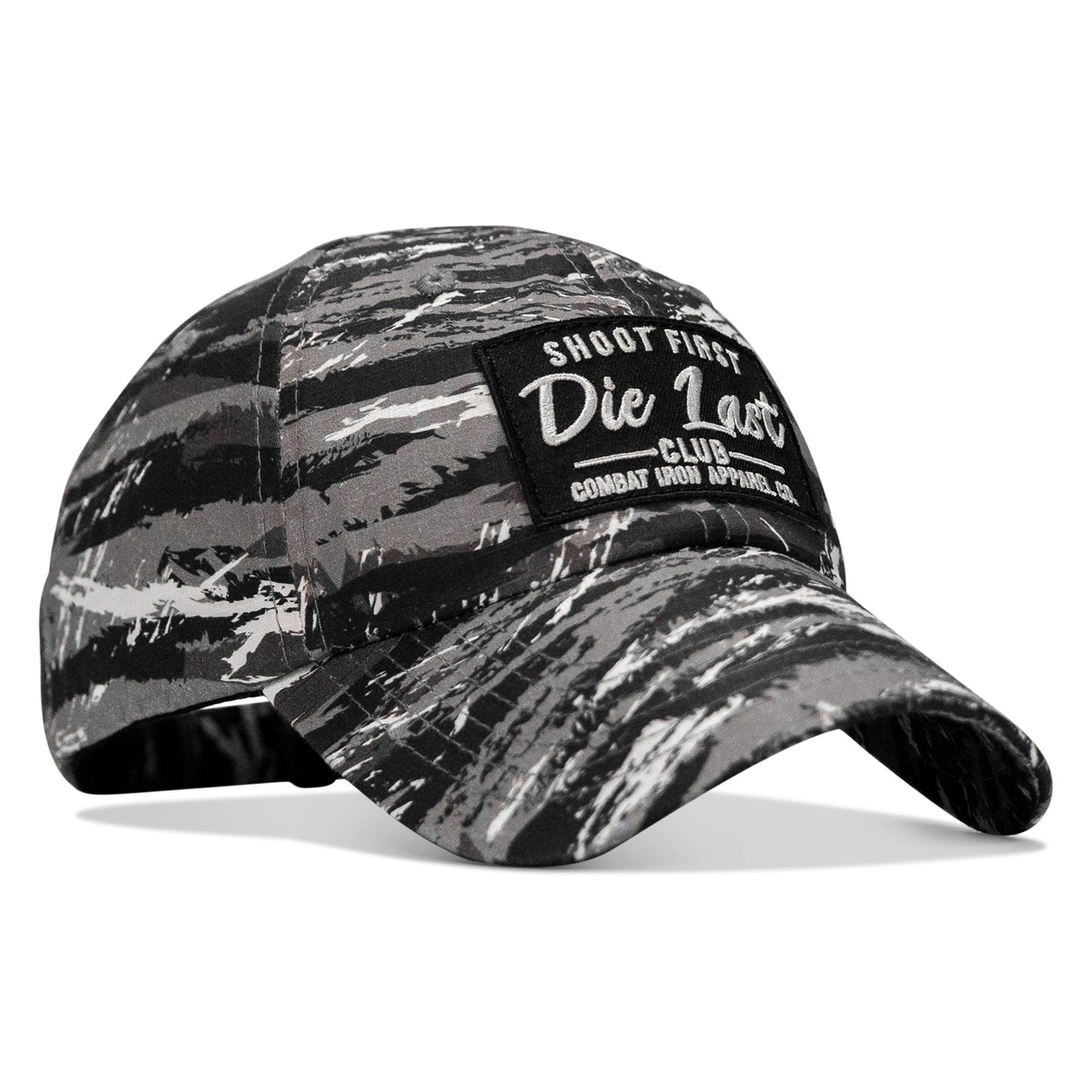Shoot First. Die Last. Club Patch Low Profile Ripstop Flex Hat