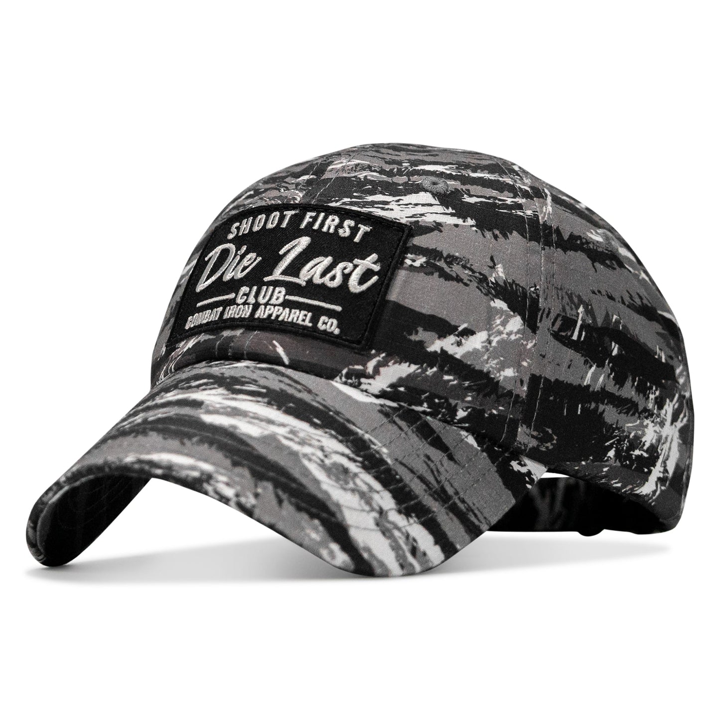 Shoot First. Die Last. Club Patch Ripstop Snapback