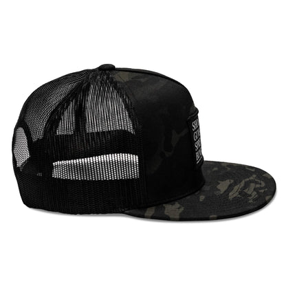 Shooting Guns & Spreadin' Buns Patch Flatbill Hat