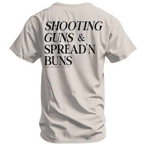 Shooting Guns & Spread'n Buns Men's T-Shirt