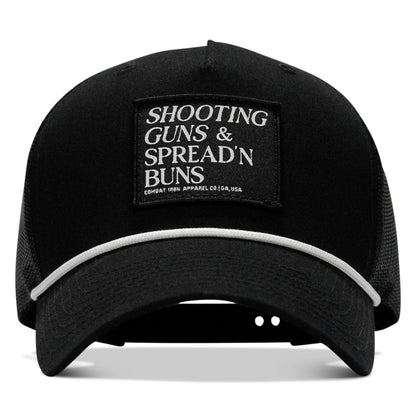 Shooting Guns & Spread'n Buns Patch Rope Snapback Hat
