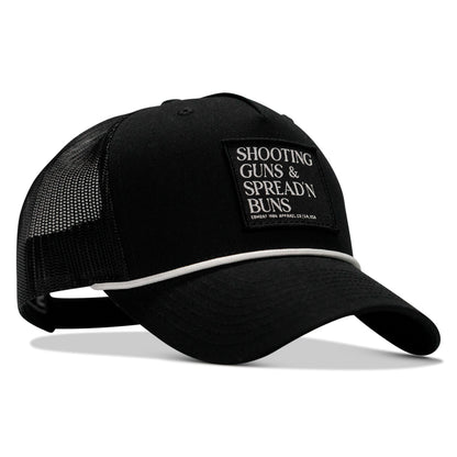 Shooting Guns & Spread'n Buns Patch Rope Snapback Hat