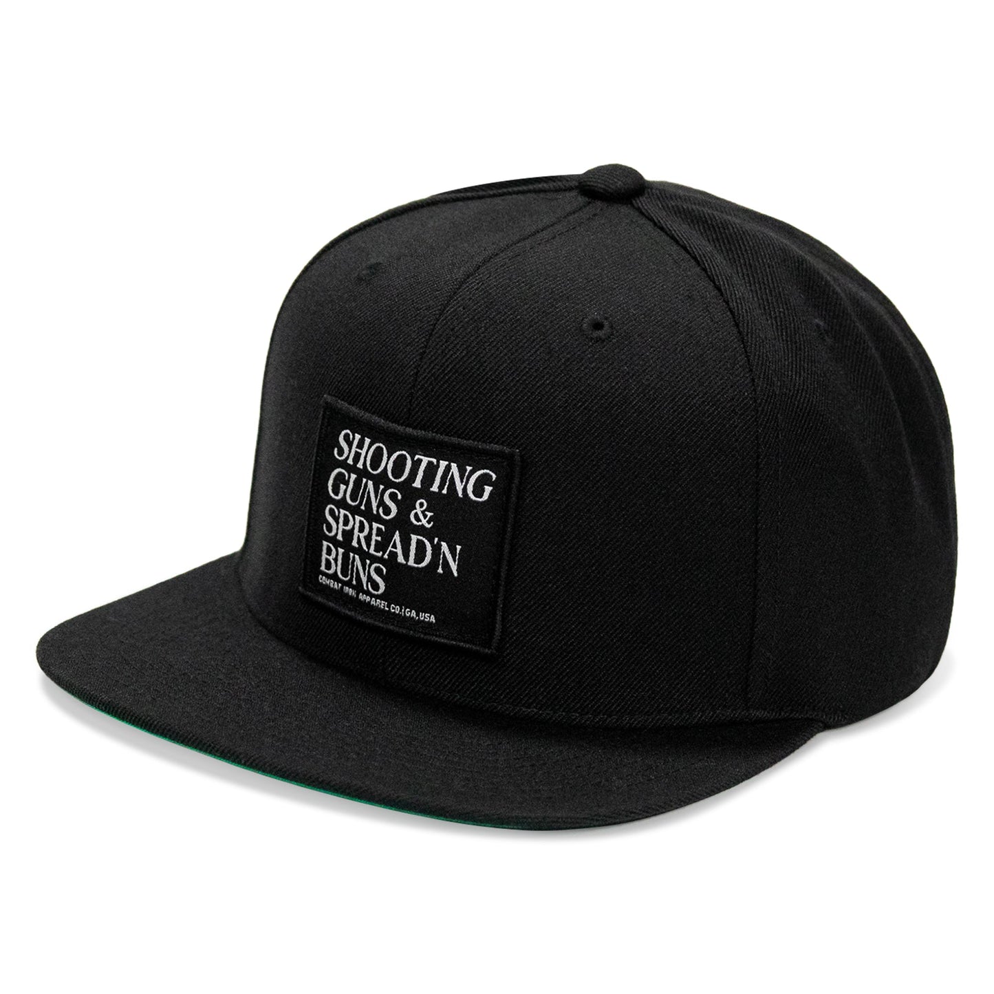 Shooting Guns & Spreadin' Buns Patch Flatbill Hat