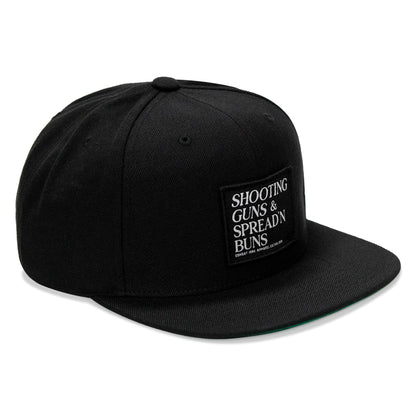Shooting Guns & Spreadin' Buns Patch Flatbill Hat