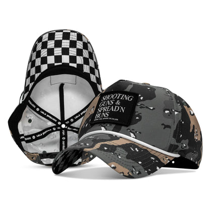 Shooting Guns & Spreadin' Buns Patch Weekender Snapback