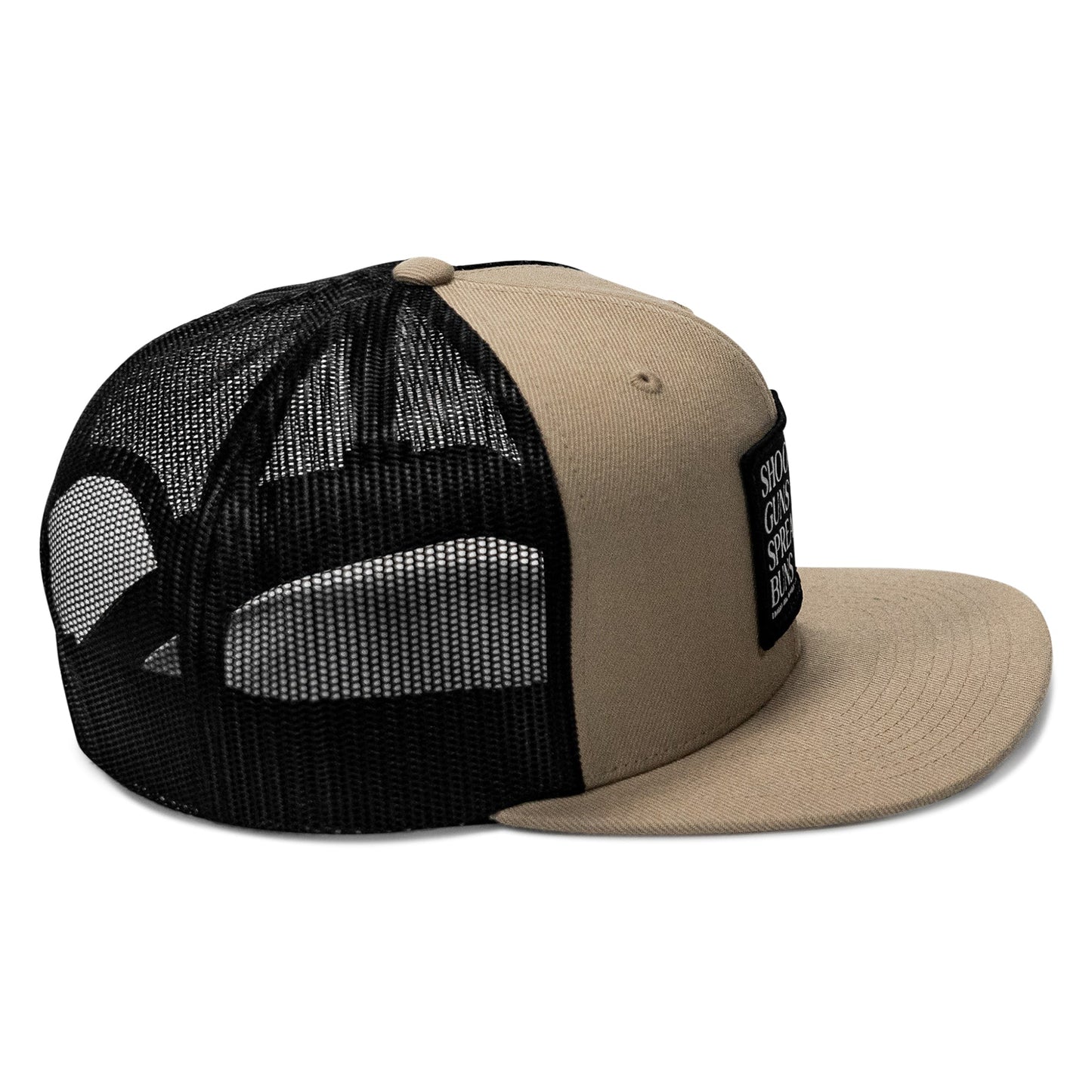 Shooting Guns & Spreadin' Buns Patch Flatbill Hat