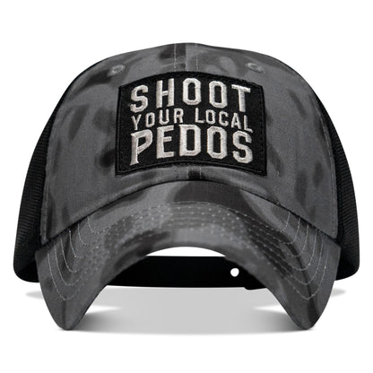 Shoot Your Local Pedos Patch Tactical Ripstop Mesh Snapback Hat