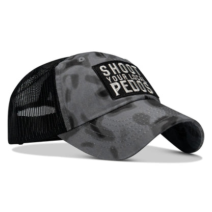 Shoot Your Local Pedos Patch Tactical Ripstop Mesh Snapback Hat