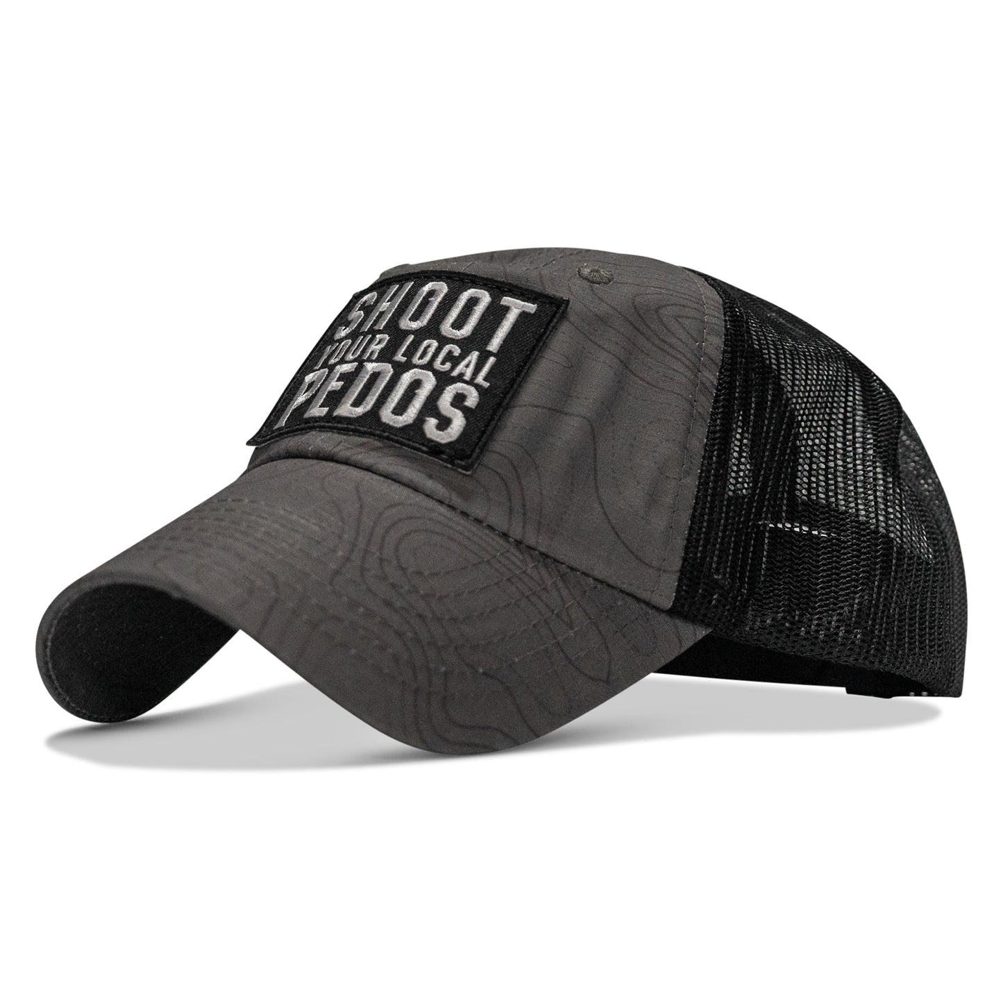 Shoot Your Local Pedos Patch Tactical Ripstop Mesh Snapback Hat