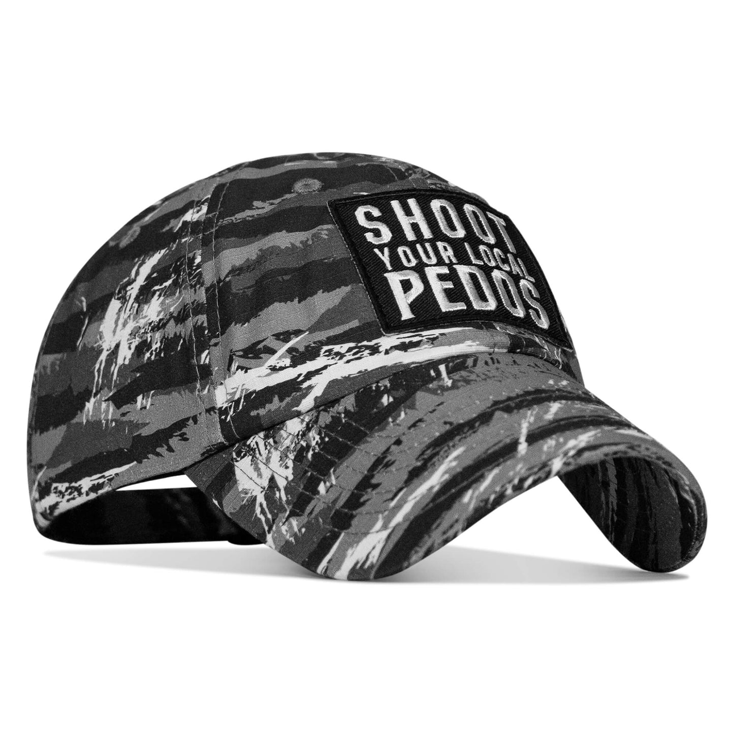 Shoot Your Local Pedos Patch Tactical Ripstop Mesh Snapback Hat