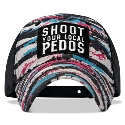 Shoot Your Local Pedos Patch Tactical Ripstop Mesh Snapback Hat