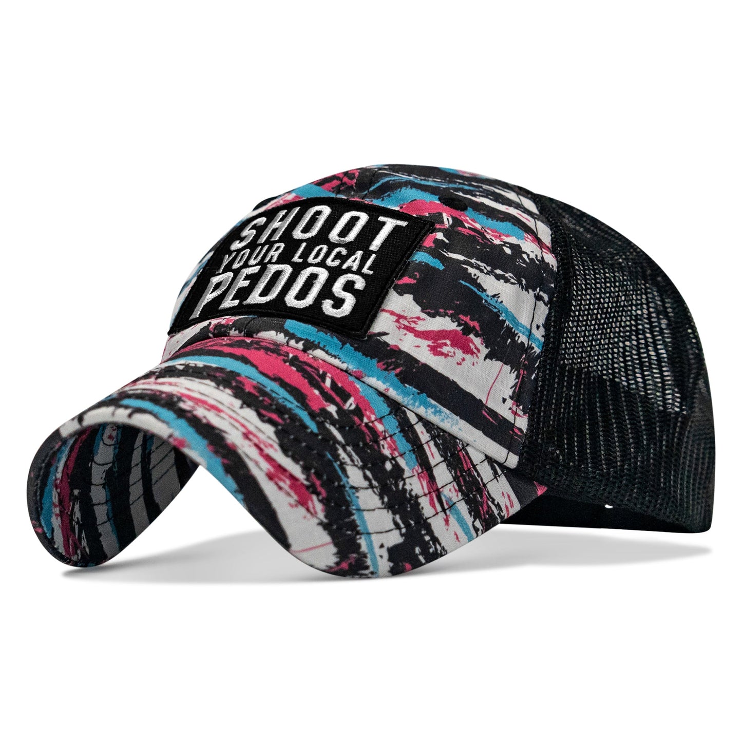 Shoot Your Local Pedos Patch Tactical Ripstop Mesh Snapback Hat