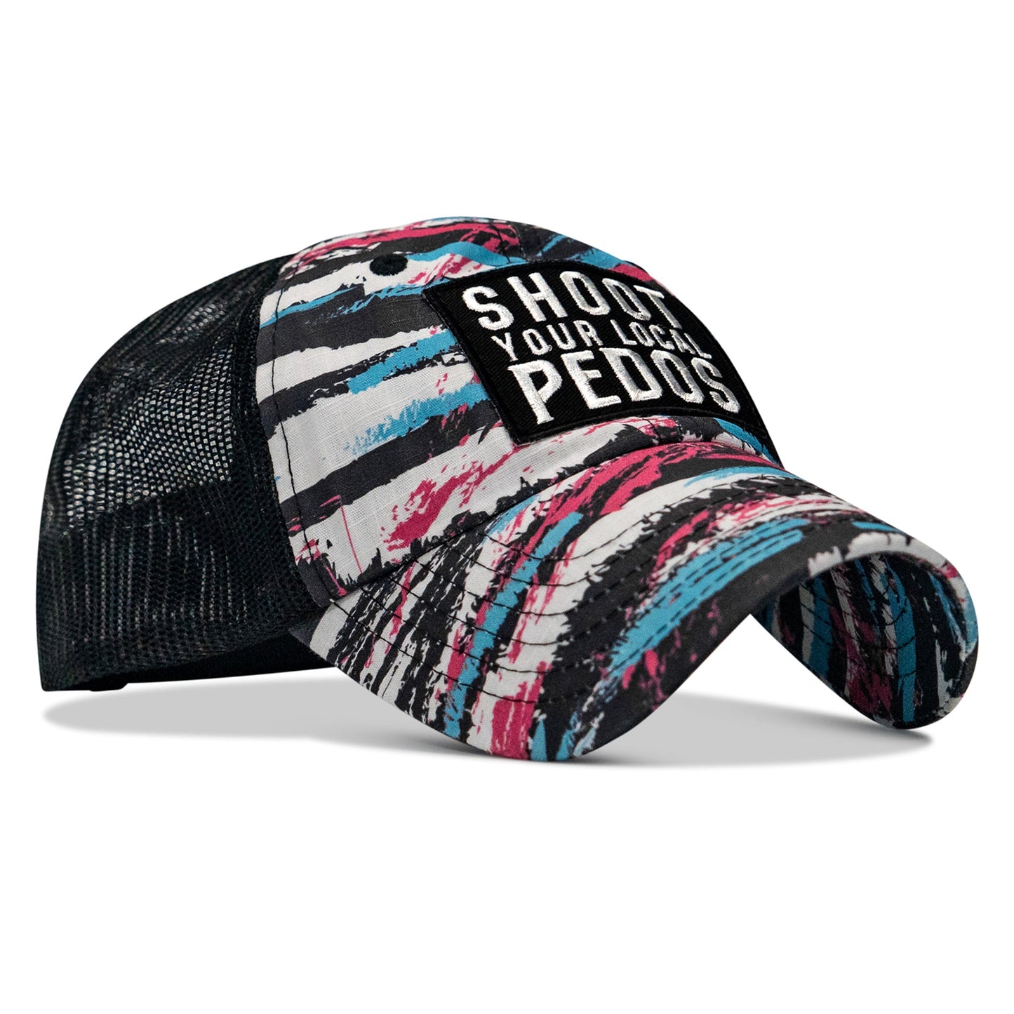 Shoot Your Local Pedos Patch Tactical Ripstop Mesh Snapback Hat