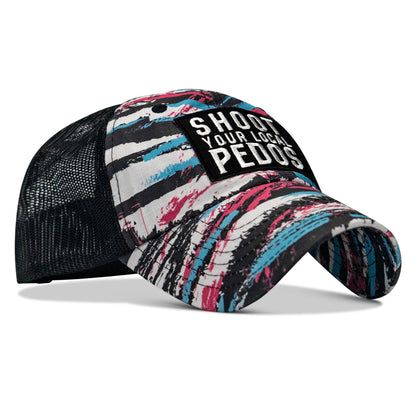 Shoot Your Local Pedos Patch Tactical Ripstop Mesh Snapback Hat