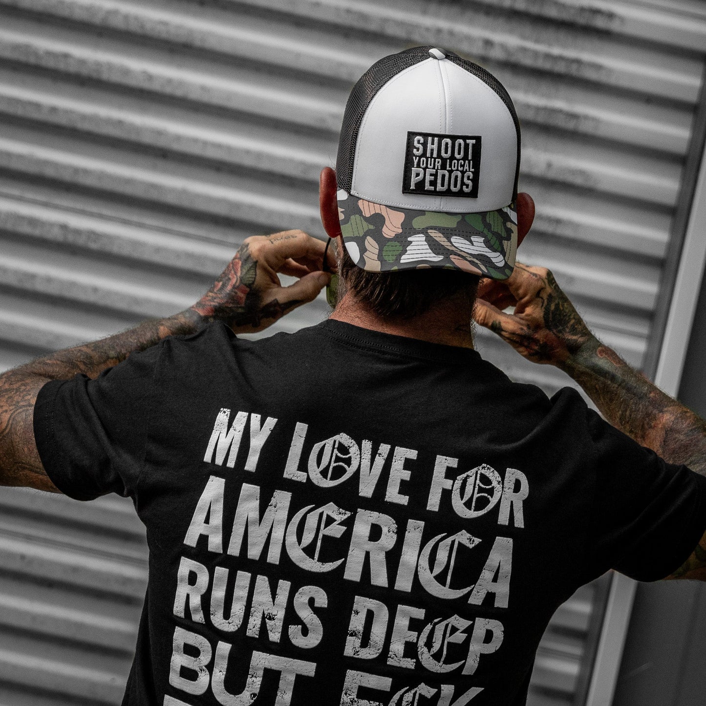 Shoot Your Local Pedo Patch Snapback