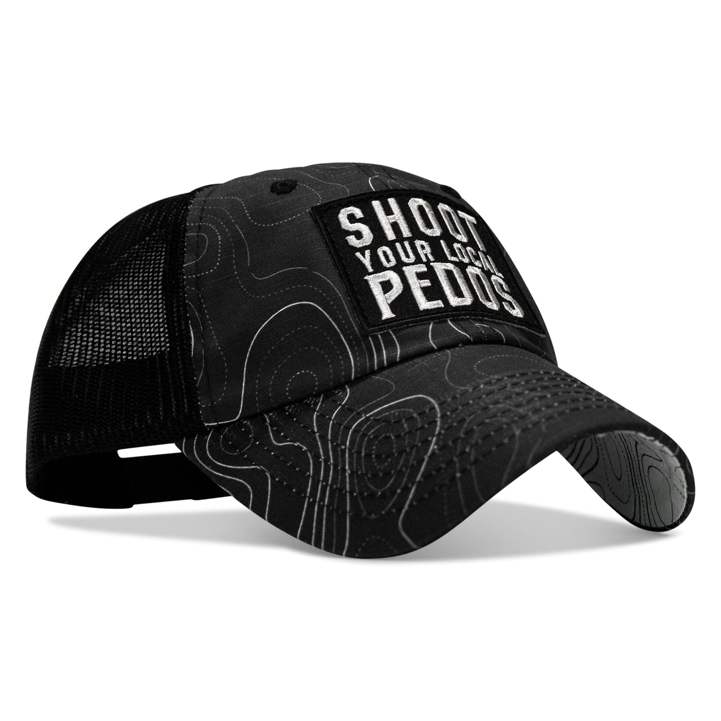 Shoot Your Local Pedos Patch Tactical Ripstop Mesh Snapback Hat