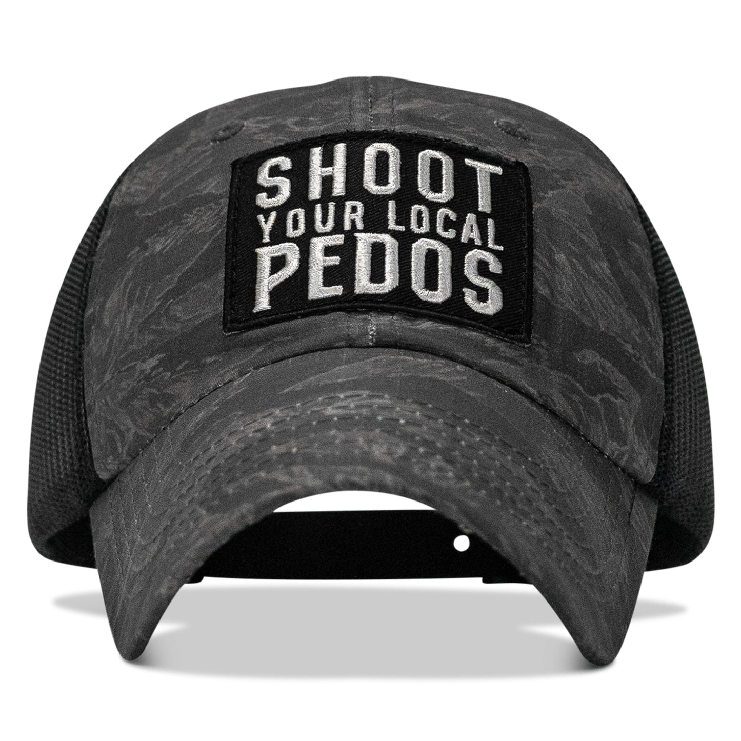Shoot Your Local Pedos Patch Tactical Ripstop Mesh Snapback Hat