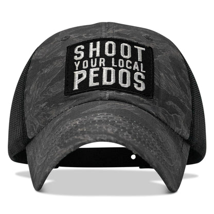 Shoot Your Local Pedos Patch Tactical Ripstop Mesh Snapback Hat