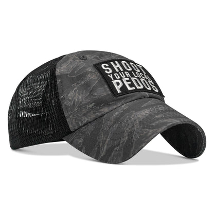 Shoot Your Local Pedos Patch Tactical Ripstop Mesh Snapback Hat