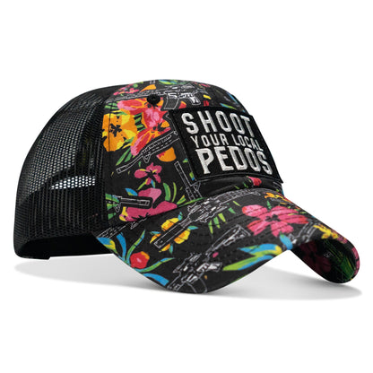 Shoot Your Local Pedos Patch Tactical Ripstop Mesh Snapback Hat