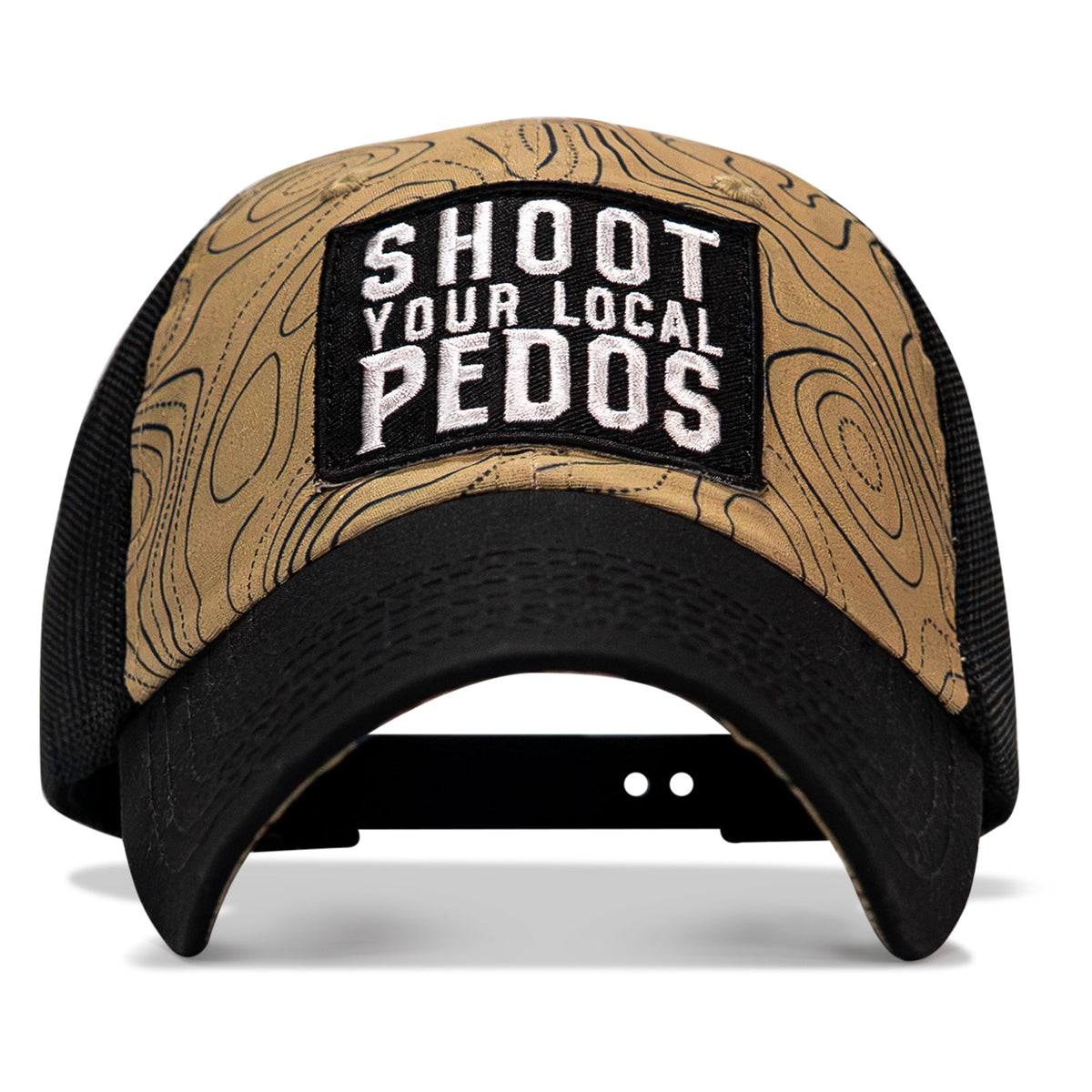 Shoot Your Local Pedos Patch Tactical Ripstop Mesh Snapback Hat