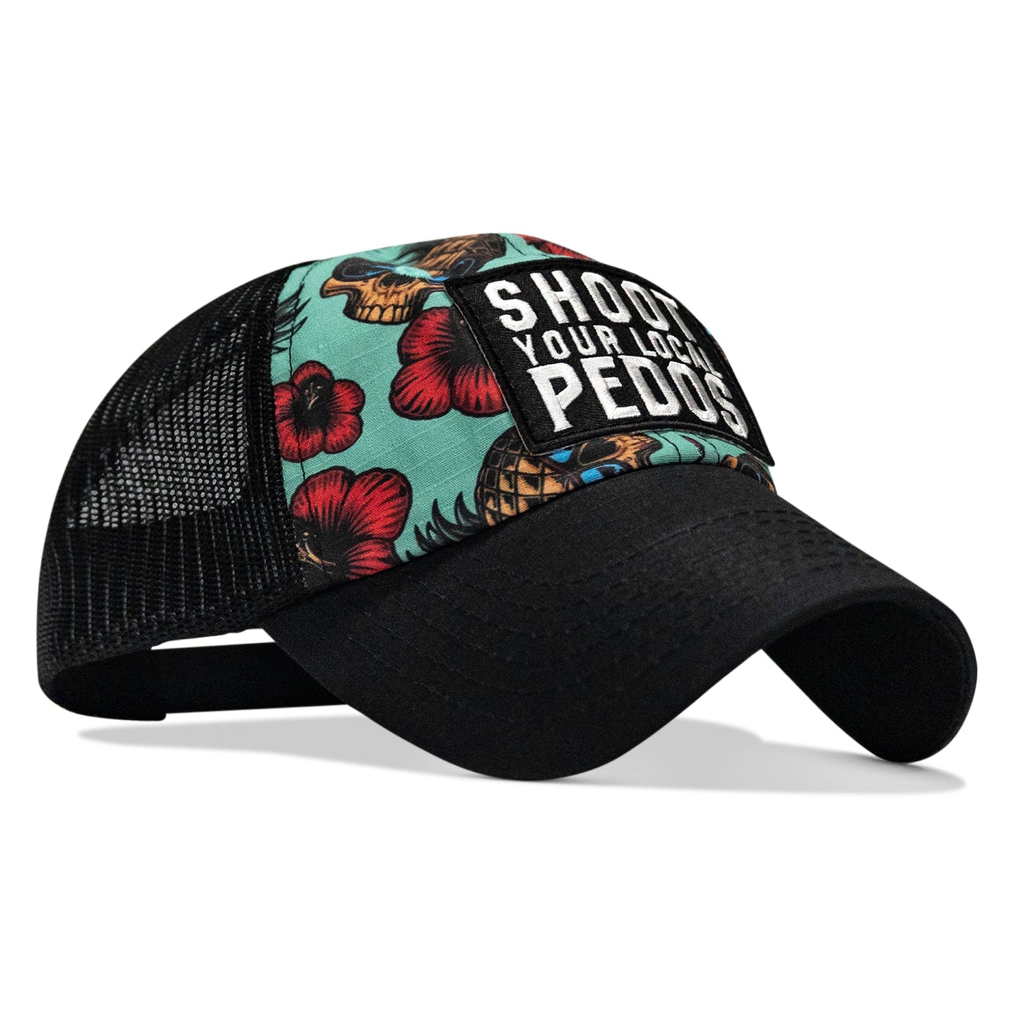 Shoot Your Local Pedos Patch Tactical Ripstop Mesh Snapback Hat