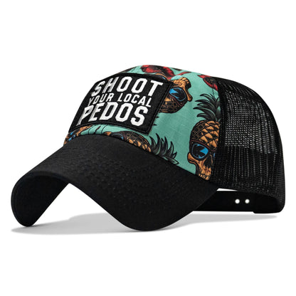 Shoot Your Local Pedos Patch Tactical Ripstop Mesh Snapback Hat