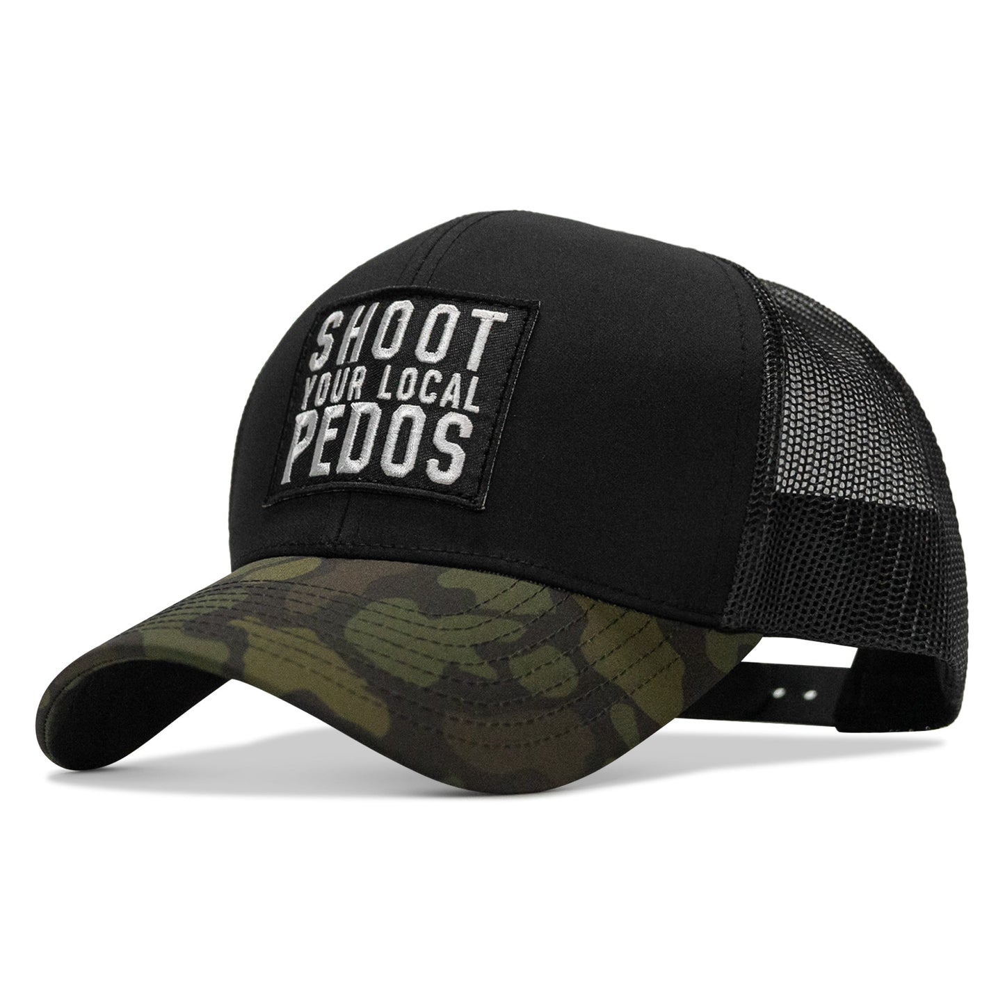 Shoot Your Local Pedo Patch Snapback