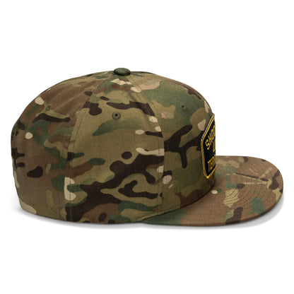 Shoot Your Local Terrorist Patch Flatbill Snapback Hat