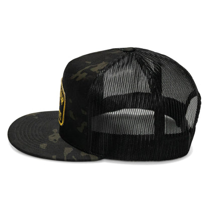Shoot Your Local Terrorist Patch Flatbill Snapback Hat