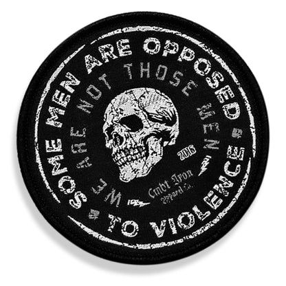 Some Men Are Opposed To Violence Velcro Patch