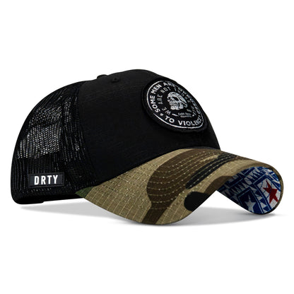 Some Men Are Opposed To Violence Patch Original Ripstop Snapback Hat