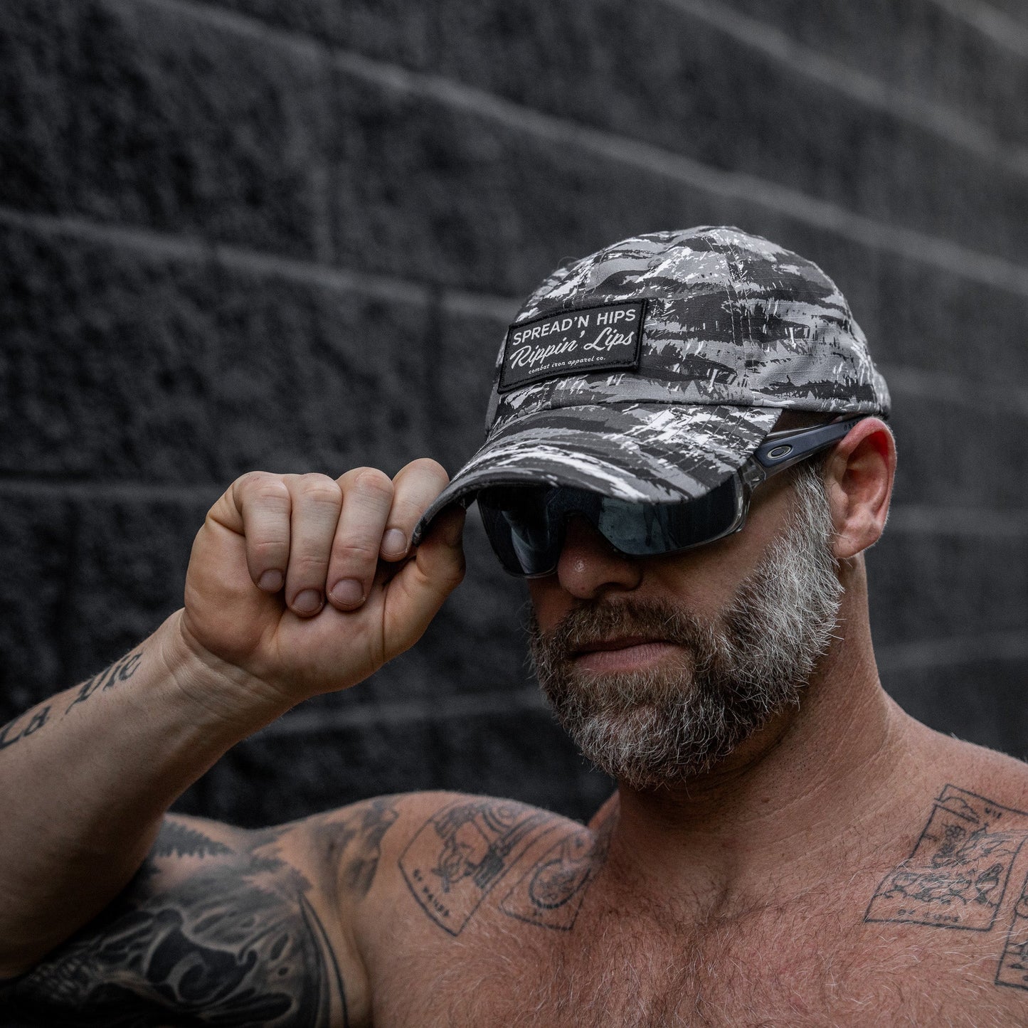 Spreadin' Hips and Rippin' Lips Patch Ripstop Snapback