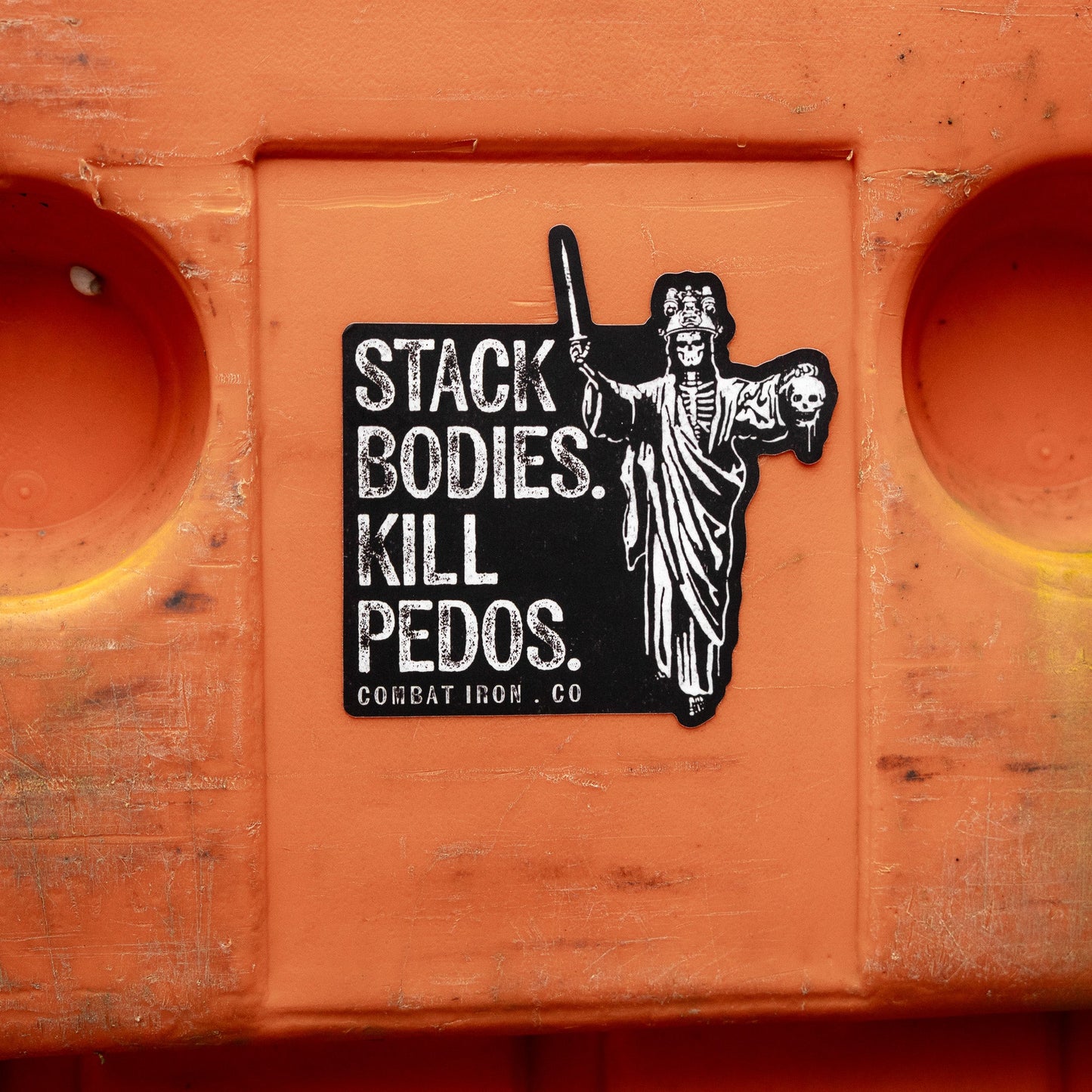 Stack Bodies. Kill Pedos Decal