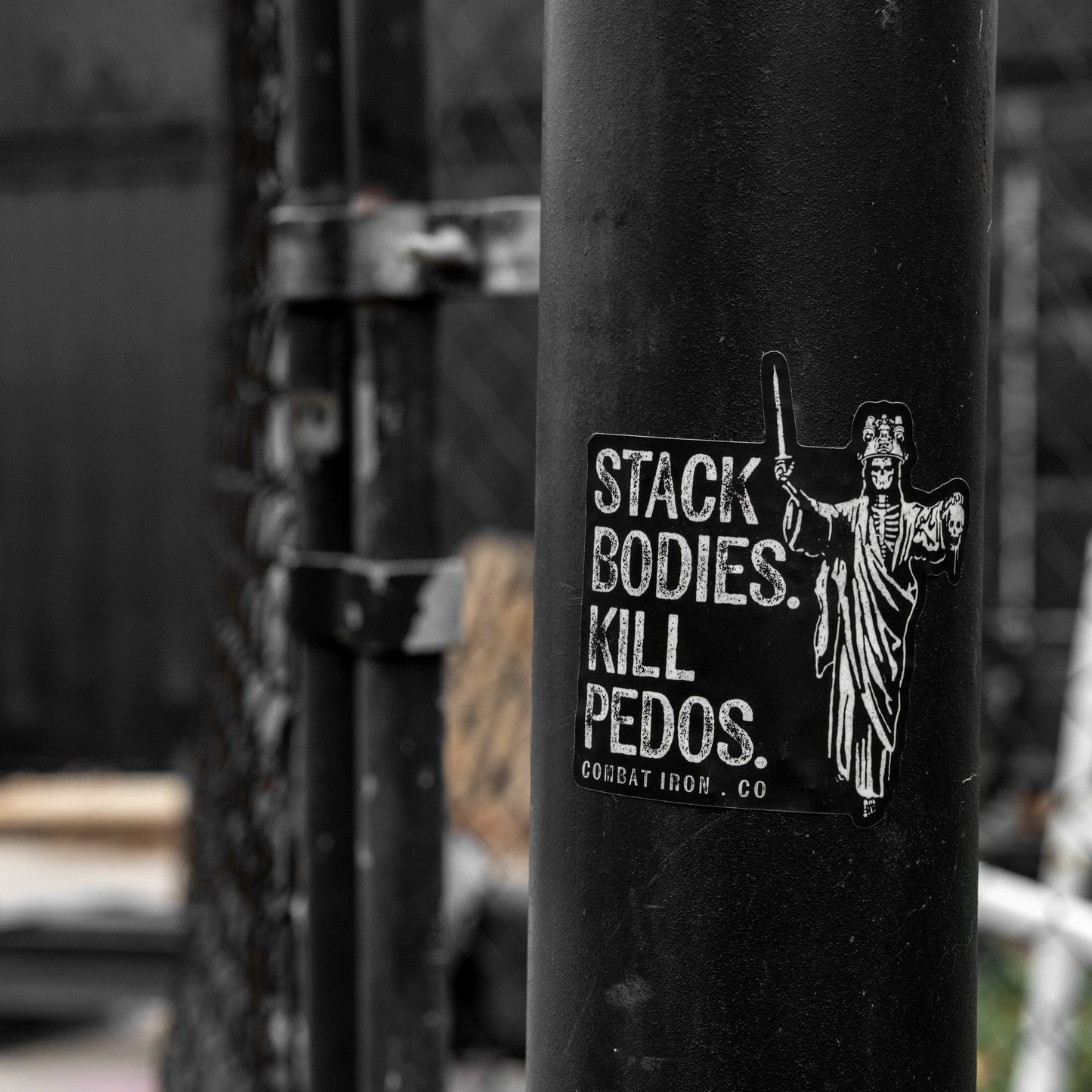 Stack Bodies. Kill Pedos Decal