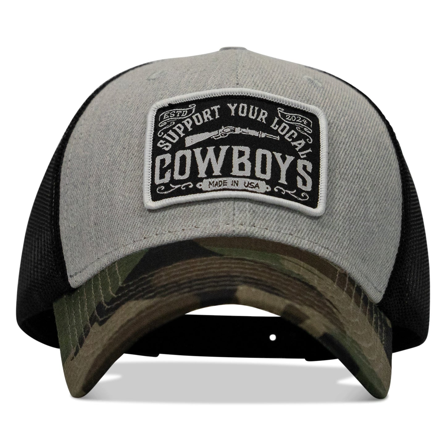 Support Your Local Cowboys Patch Snapback Hat