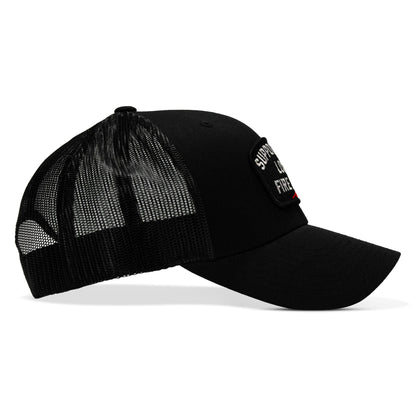 Support Your Local Fire Dept. Patch Snapback Hat