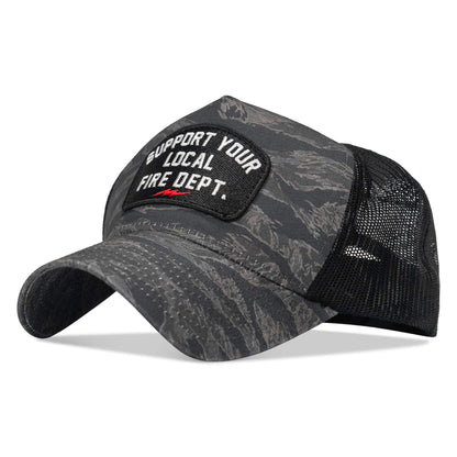 Support Your Local Fire Dept Patch Five Panel Breacher Snapback Hat