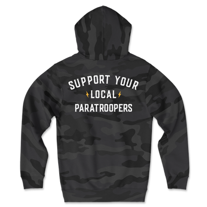 Support Your Local Paratroopers Camo Hoodie